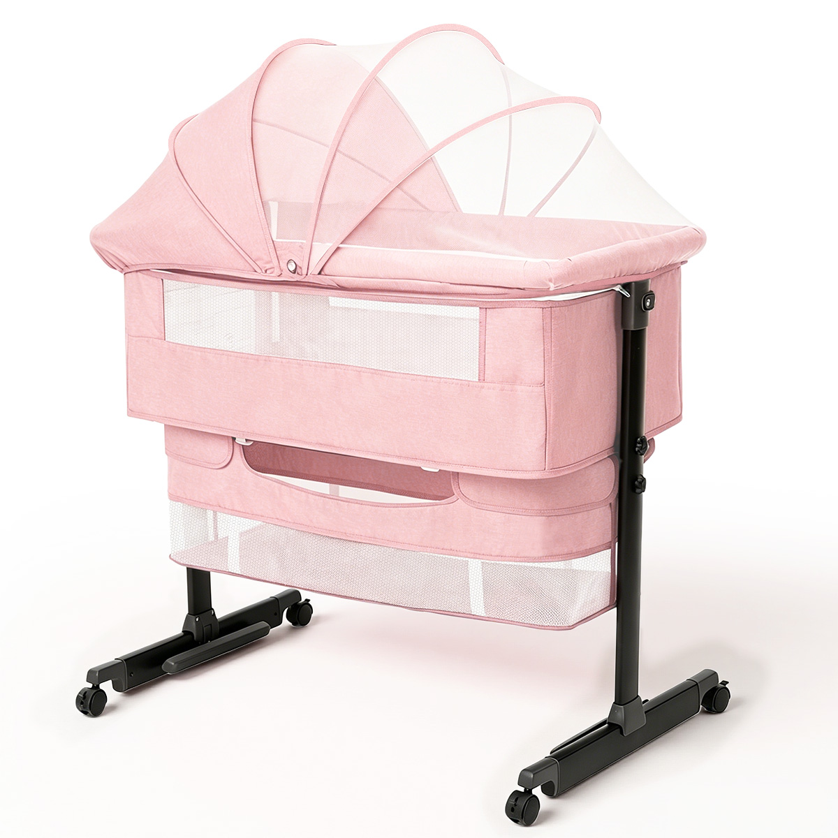 Bassinet Bedside Sleeper - Lit bébé portable rose Kmaier pour