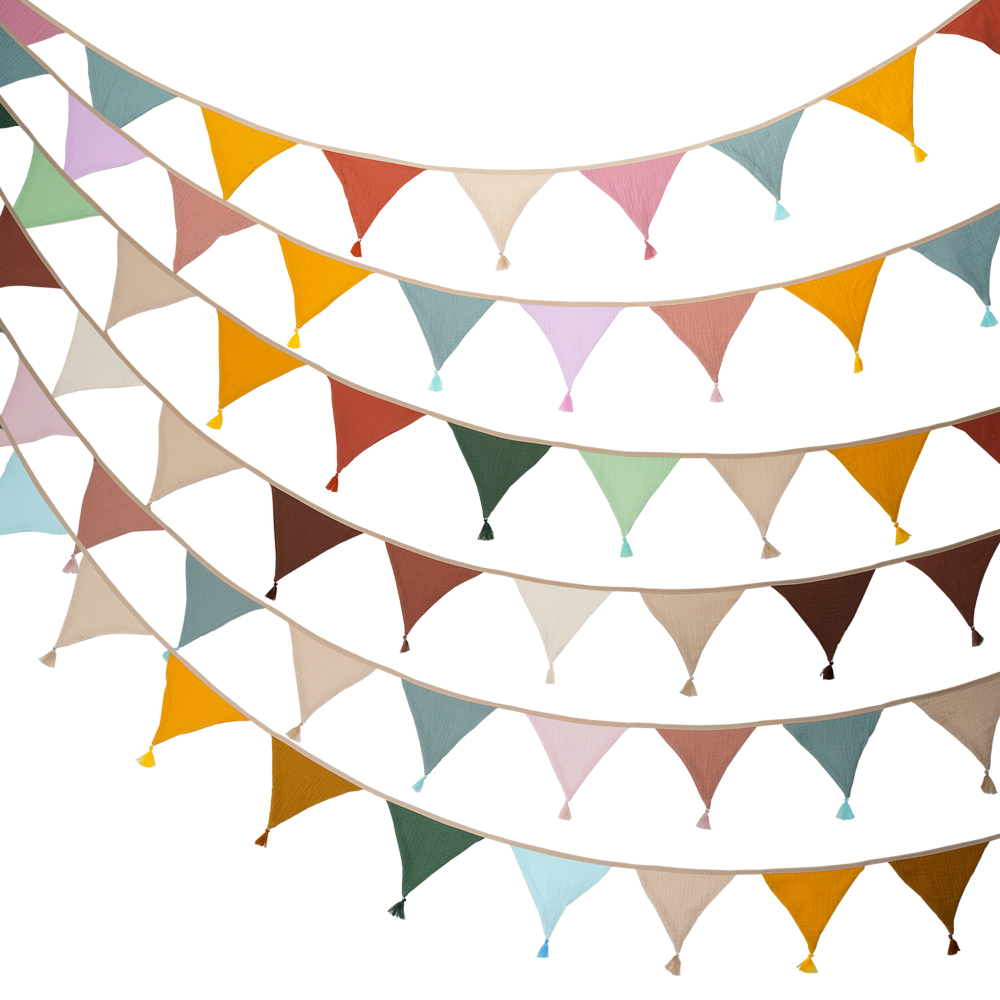 Baby Nursery Bunting - Guirlande de 2,6 m/8,5 pi en