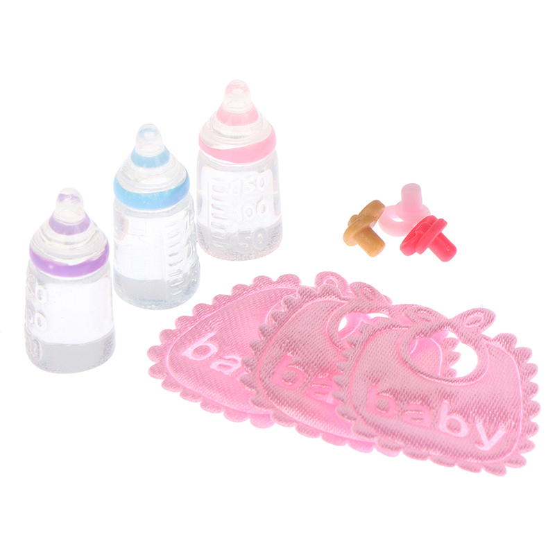 Baby Nursery Dolls - Ensemble de bavoirs miniatures pour maison