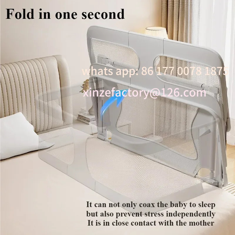 Bassinet Bedside Sleeper - Lit de chevet pliable personnalisable pour