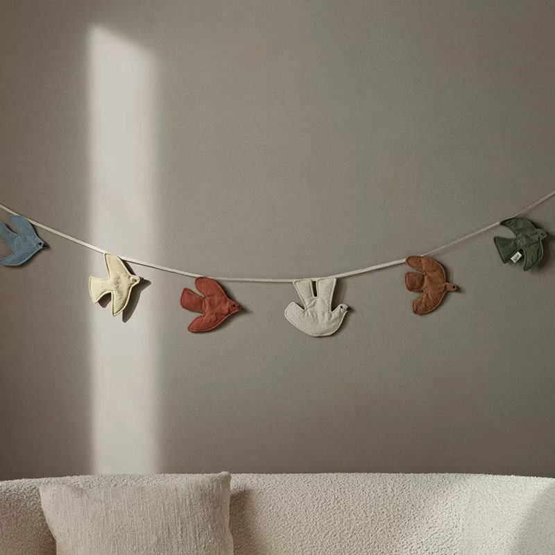 Baby Nursery Bunting - Décoration murale suspendue style nordique, motif