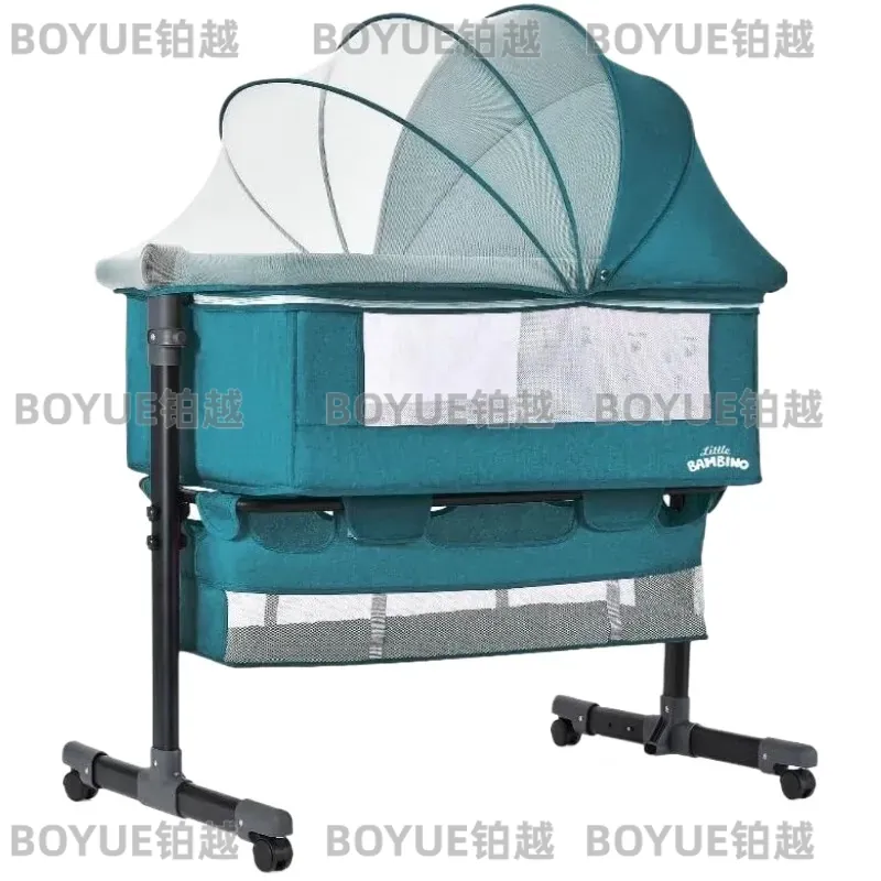 Bassinet Bedside Sleeper - Berceau 3-en-1 pour bébé avec filet