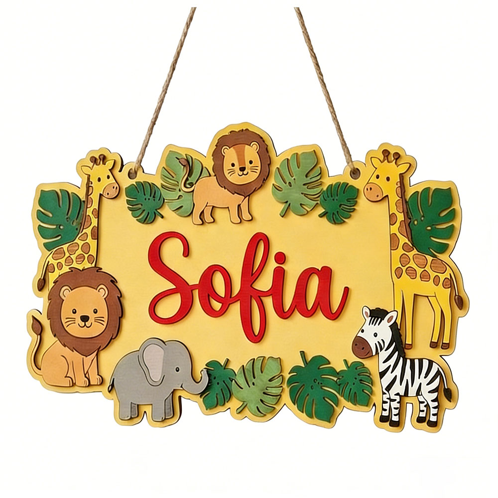 Panneau de porte personnalisé  - Baby Nursery Yellow avis et prix
