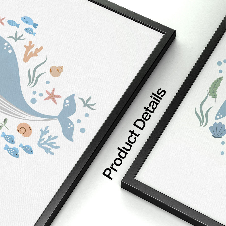 Tableau mural sans cadre sur t - Baby Nursery Ocean avis et prix
