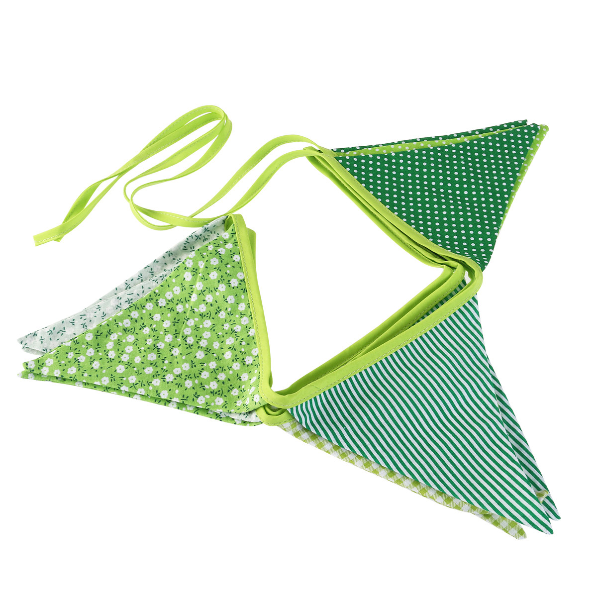 12 drapeaux triangulaires vert - Baby Nursery Bunting avis et prix