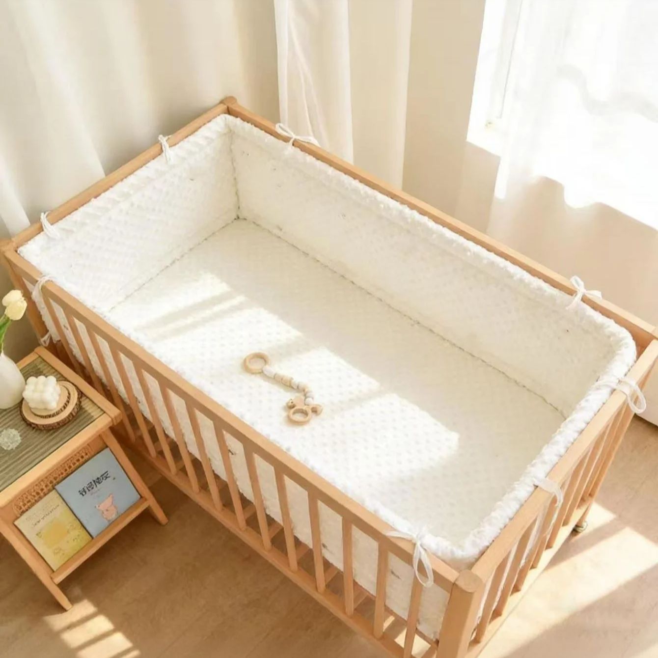 Barrière de lit tressée pour b - Baby Nursery Glider avis et prix