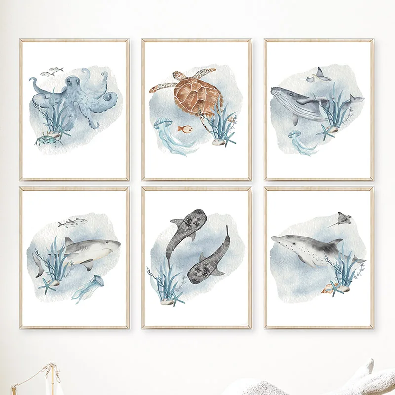 Affiches et impressions d'anim - Baby Nursery Ocean avis et prix