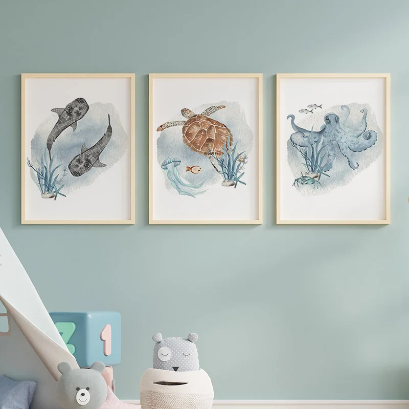 Affiches et impressions d'anim - Baby Nursery Ocean avis et prix