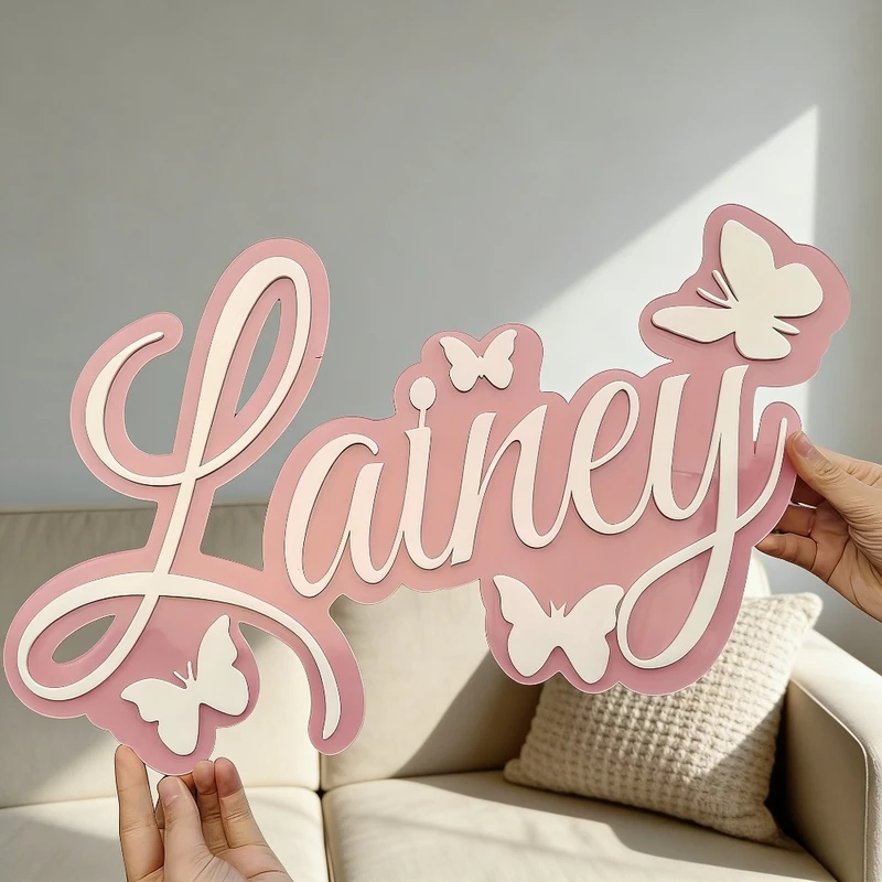 Plaque personnalisée avec le n - Baby Nursery Decorations avis et prix