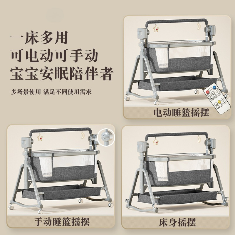 Berceau électrique multifoncti - Bassinet Bedside Sleeper avis et prix