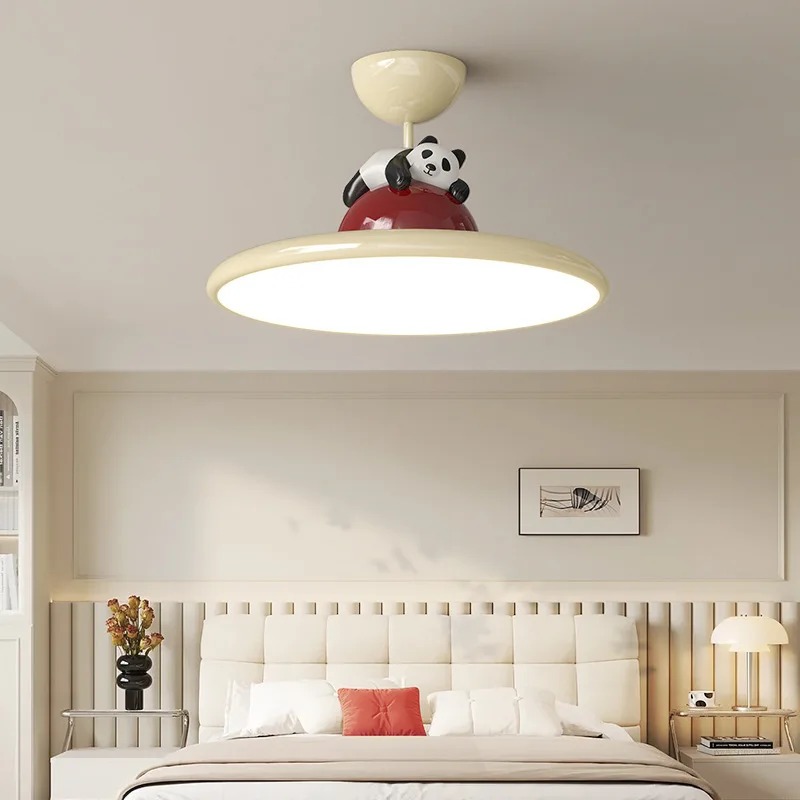 Dessin animé crème Style Panda - Baby Nursery Ceiling Light avis et prix