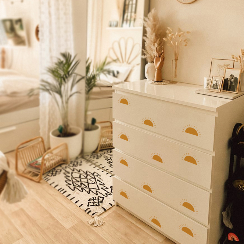 Boho jaune Orange demi soleil  - Baby Nursery Yellow avis et prix