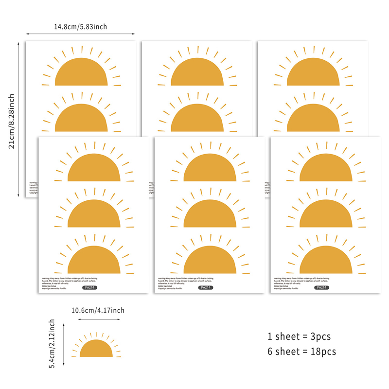 Boho jaune Orange demi soleil  - Baby Nursery Yellow avis et prix