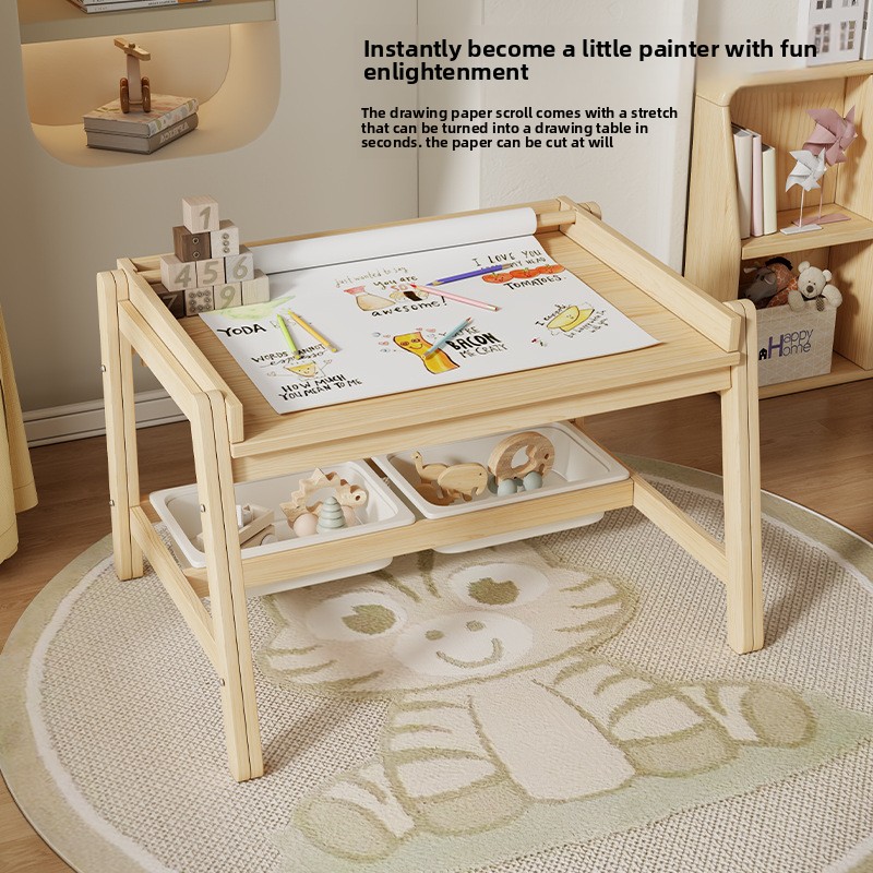Tables et chaises en bois mass - Baby Nursery Table avis et prix