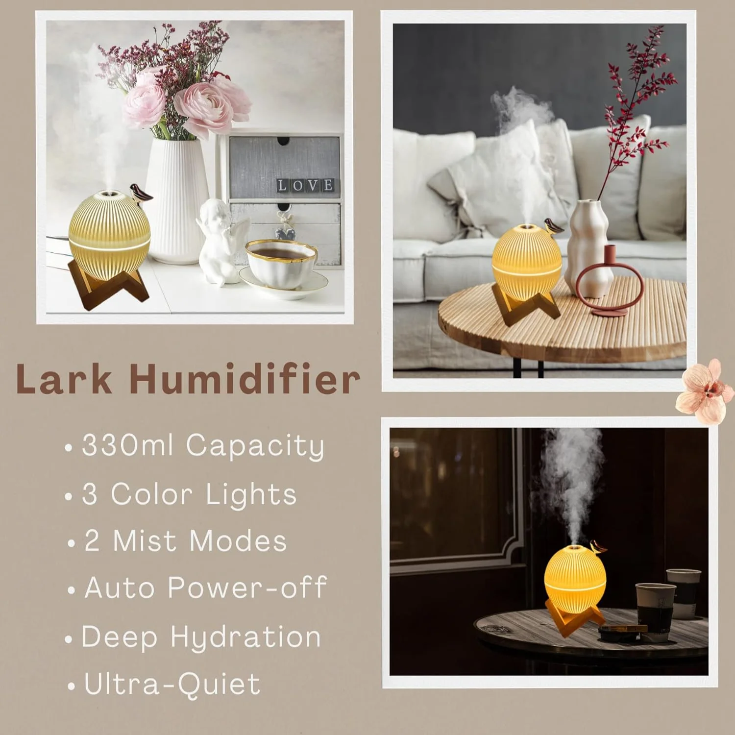Mini humidificateur à brume fr - Baby Nursery Yellow avis et prix