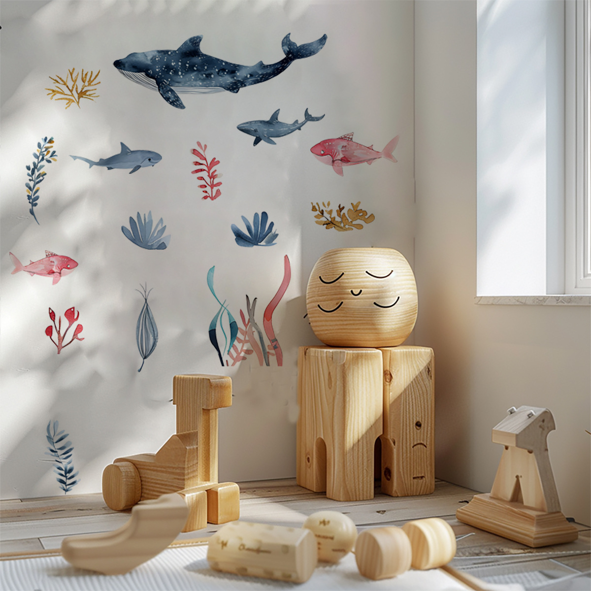 Stickers muraux animaux sous-m - Baby Nursery Ocean avis et prix