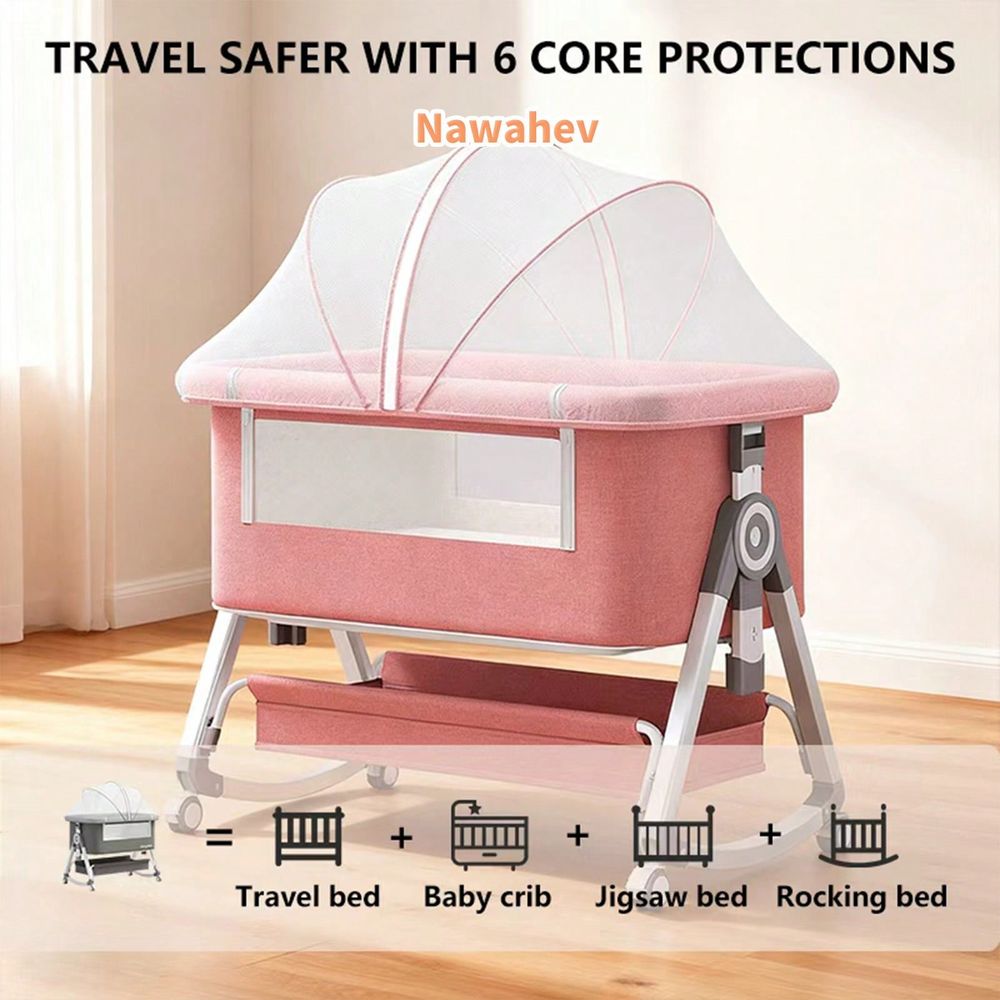 Lit cododo 4-en-1 pour bébé, r - Bassinet Bedside Sleeper avis et prix