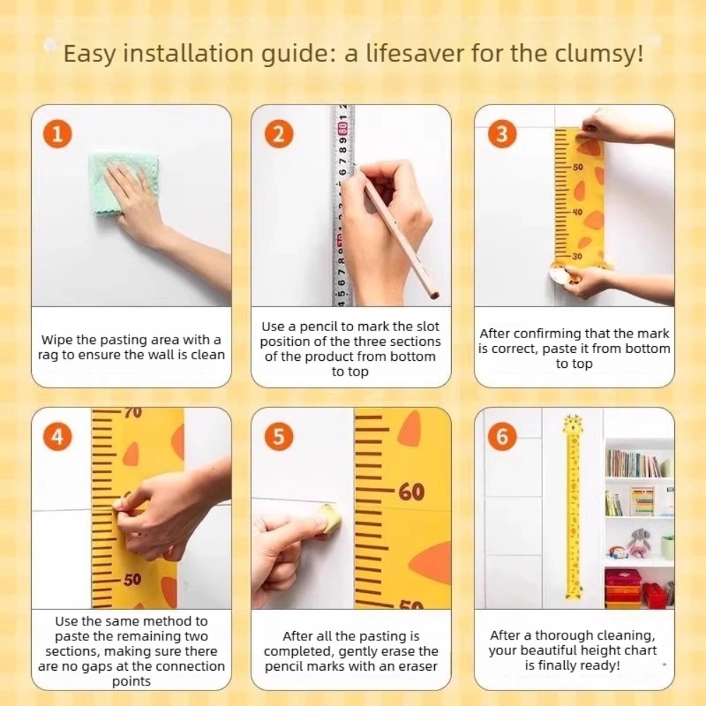 Autocollant de hauteur mignon  - Growth Chart Ruler avis et prix