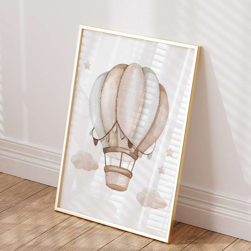 Toile d'Art Mural en Forme d'É - Animals Baby Nursery avis et prix