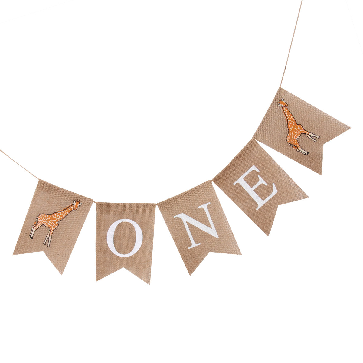 Guirlande en toile de jute à m - Baby Nursery Bunting avis et prix