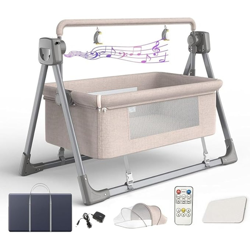 Moussinet à bascule pour bébé, - Bassinet Bedside Sleeper avis et prix