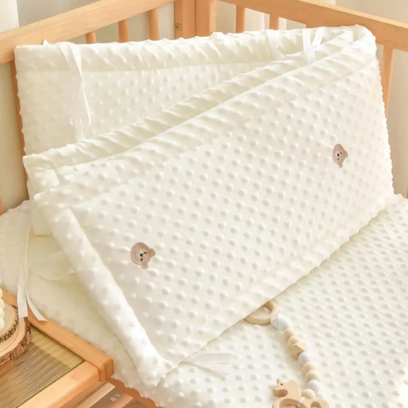 Barrière de lit bébé unie en c - Baby Nursery Glider avis et prix