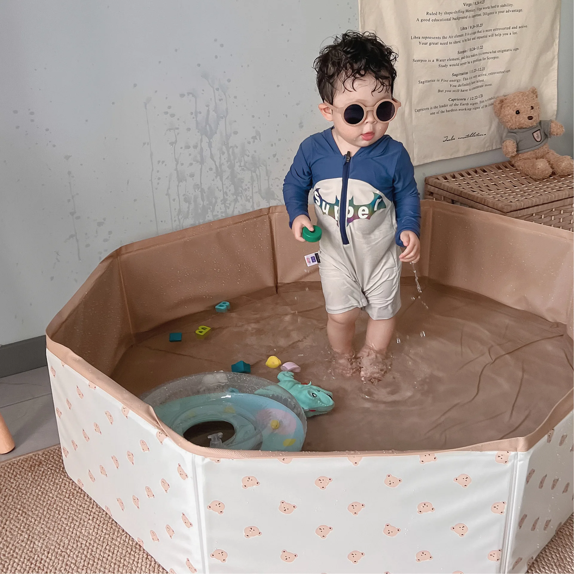 Piscine pliable 2026 pour bébé - Baby Nursery Ocean avis et prix