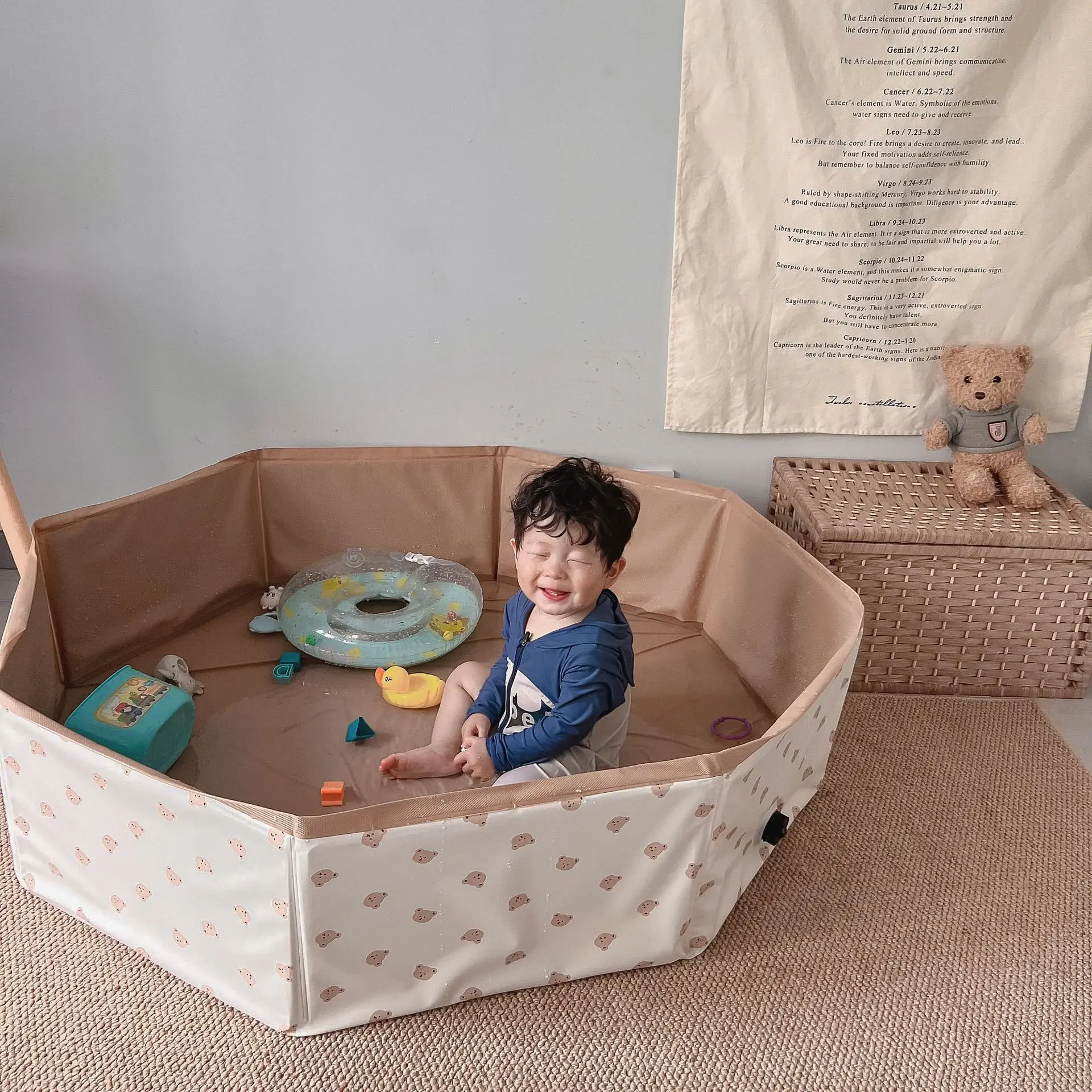 Piscine pliable 2026 pour bébé - Baby Nursery Ocean avis et prix