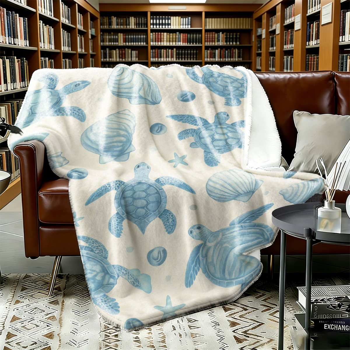 Couverture de plage tortue thè - Baby Nursery Ocean avis et prix