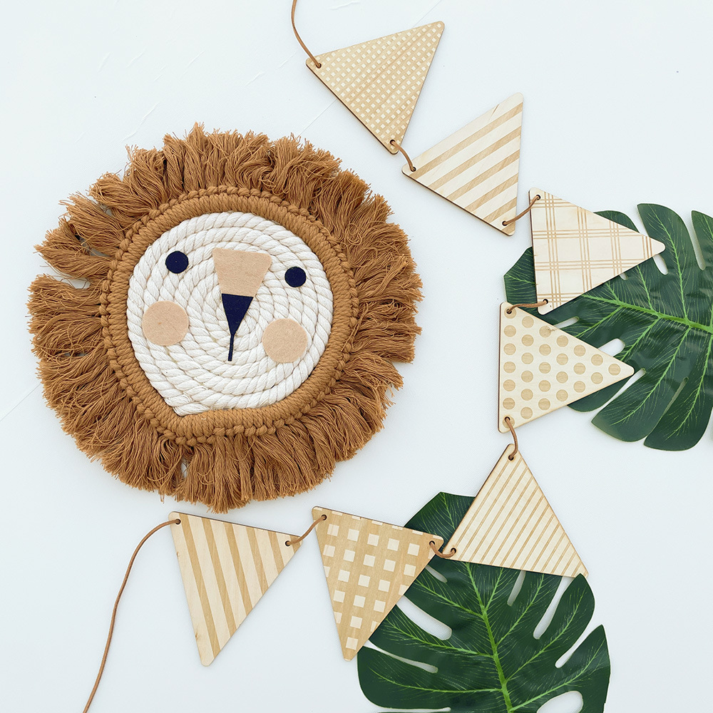 Guirxiété murale nordique en b - Baby Nursery Bunting avis et prix