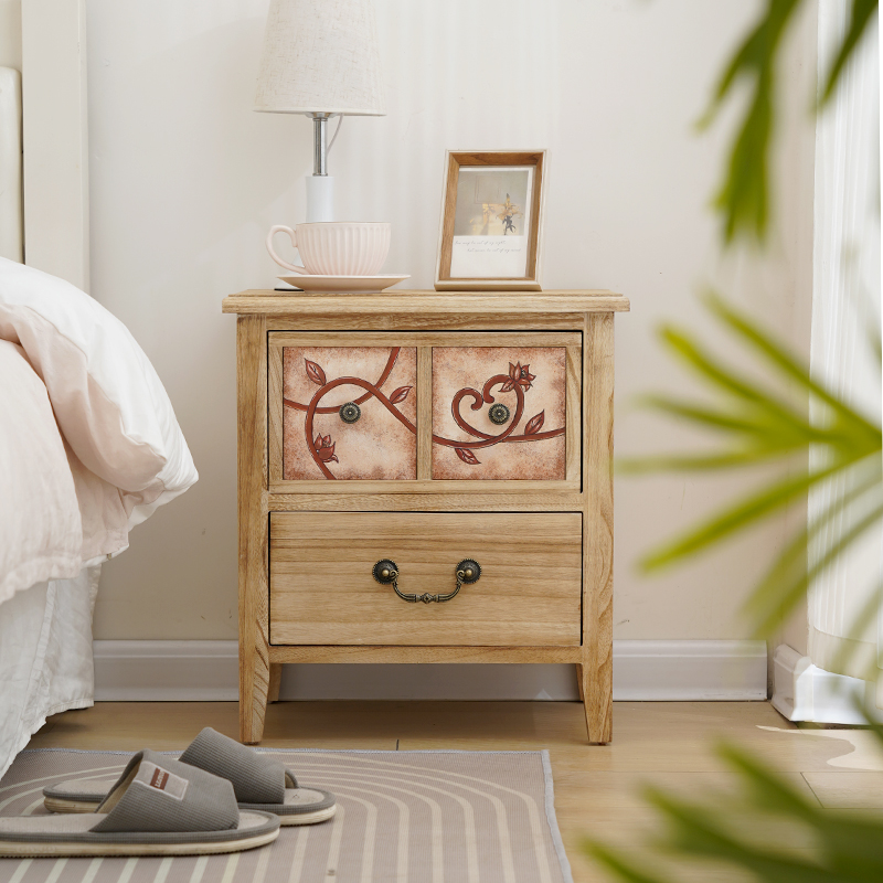 Table de chevet en bois nature - Baby Nursery Table avis et prix
