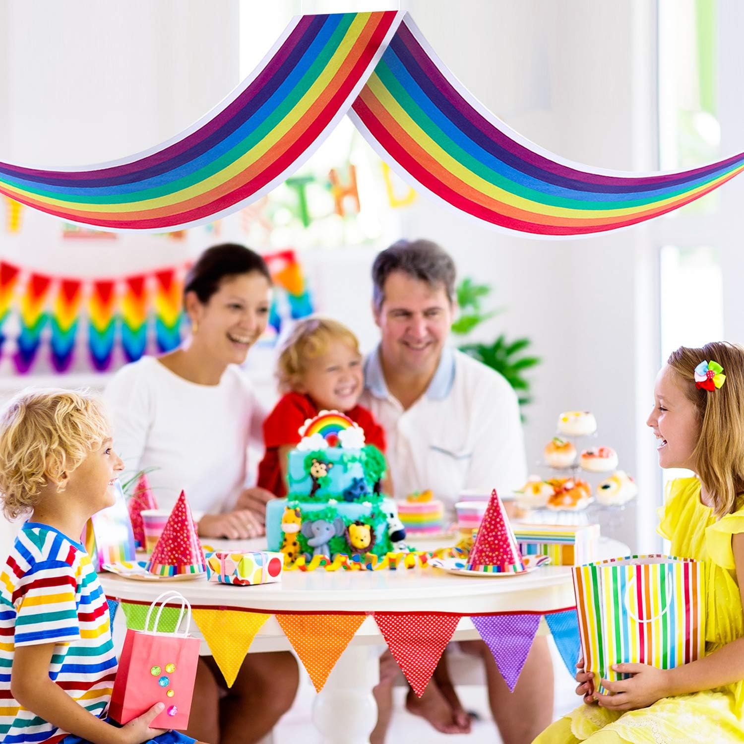 Guirlande suspendue arc-en-cie - Baby Nursery Bunting avis et prix